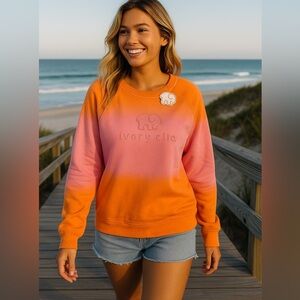 ☀️ Ivory Ella Sun Ombre Crewneck Sweatshirt – Size L – NWT ☀️